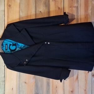 Vintage Guess Women's Elegant Black Coat